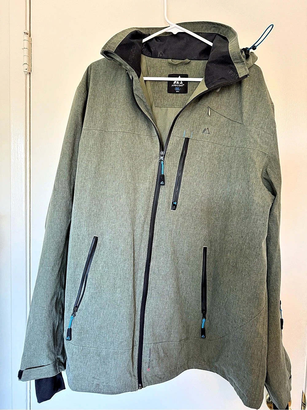 Apricoat Adventure 2.0 Tactical Winter Travel Jacket Men’s XXL Olive Green